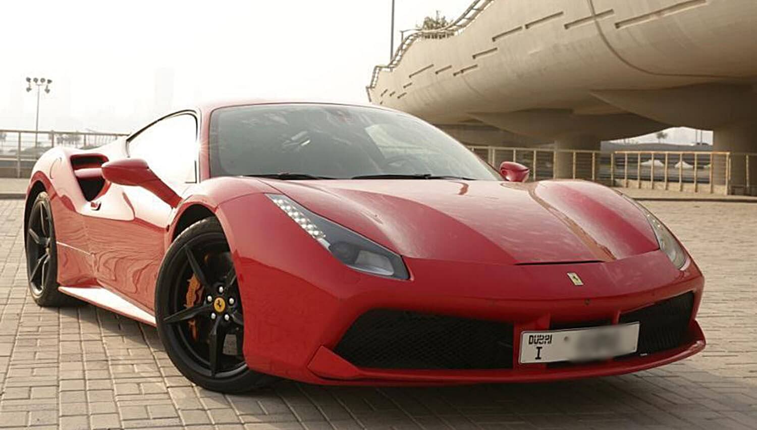 Ferrari 488 GTB Rental Dubai